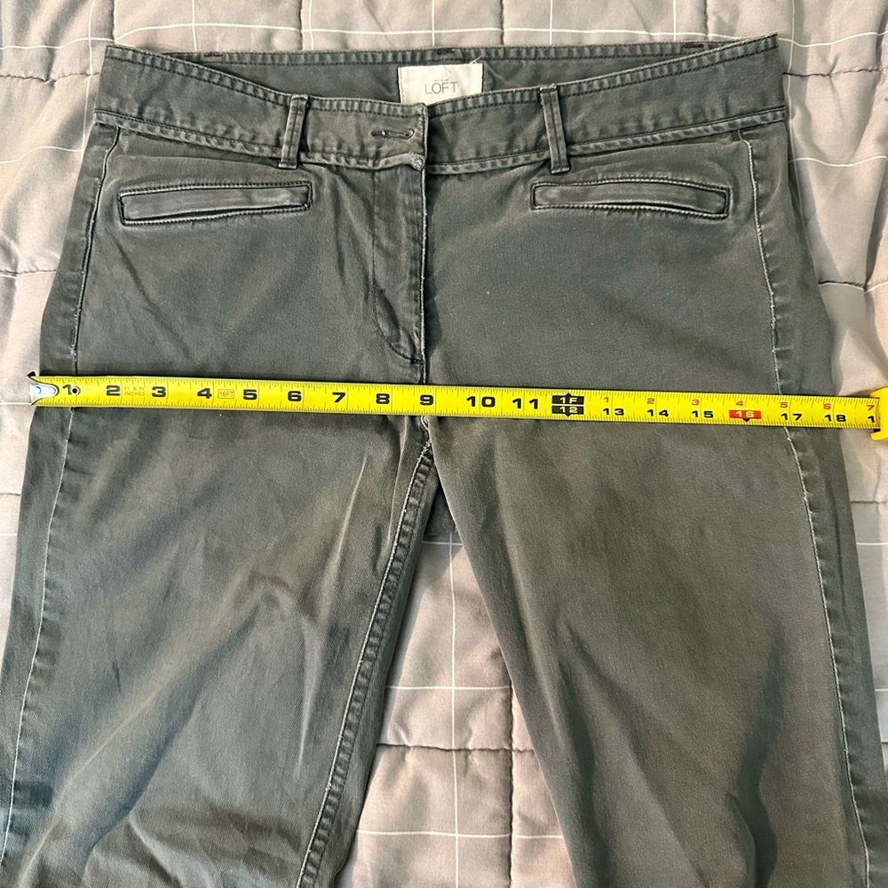 LOFT Women's Gray/Green Jeans